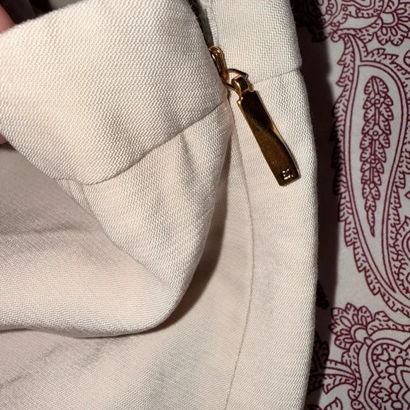 NWOTS Donna Karan Cream Wide Leg Pants - Picture 6 of 7